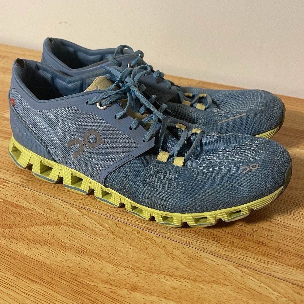 ON Women's Cloud x Running Sneaker Shoes Niagara Lime colorway Size 9.5